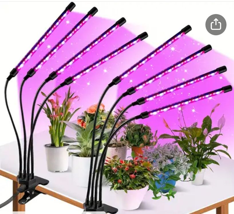 TOPINCN E27 8W LED-Wachstumslampe – 200 LEDs, 120° Abstrahlwinkel, Für Pflanzen, Sämlinge, Hydrokultur, Spannung 85-265 V