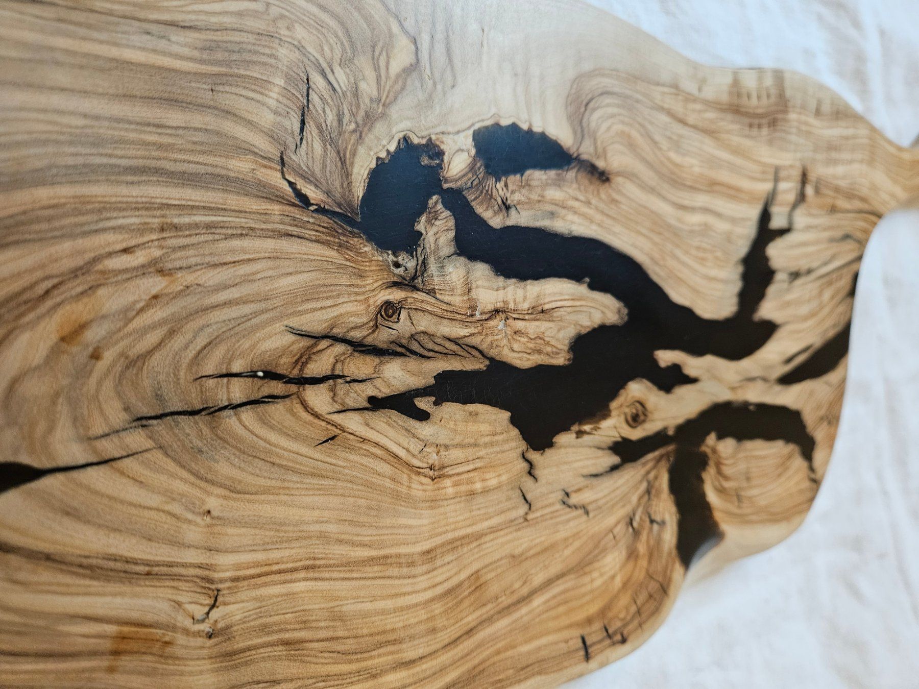 Articoli in legno: Holzbrett aus Olivenholz – Nuovo (secondo la descrizione) da Saland venduto da Rose0109 8