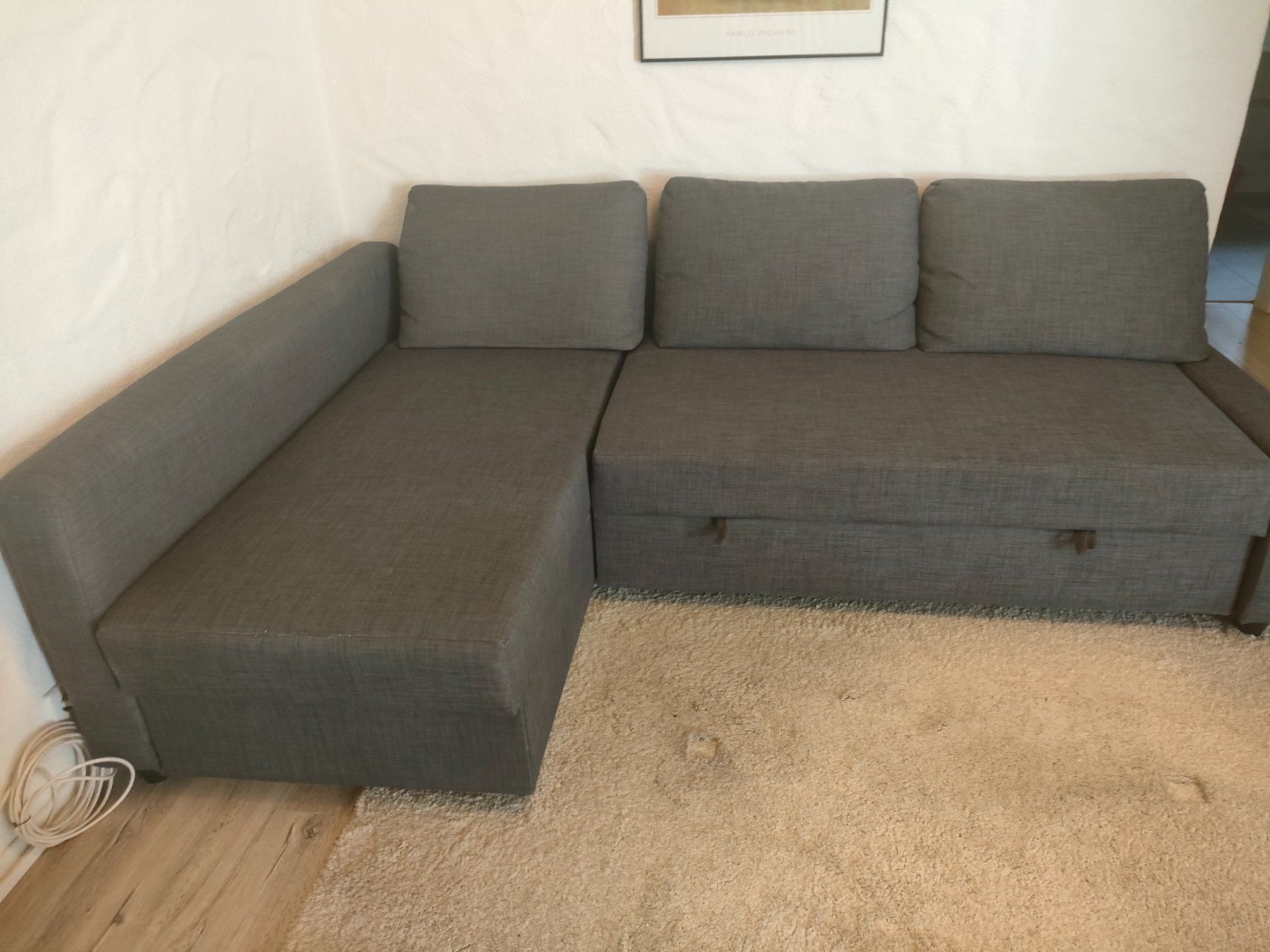 Divani: Ecksofa Schlaffunktion grau guter Zustand – Usato da Schaffhausen venduto da Gifamo 3