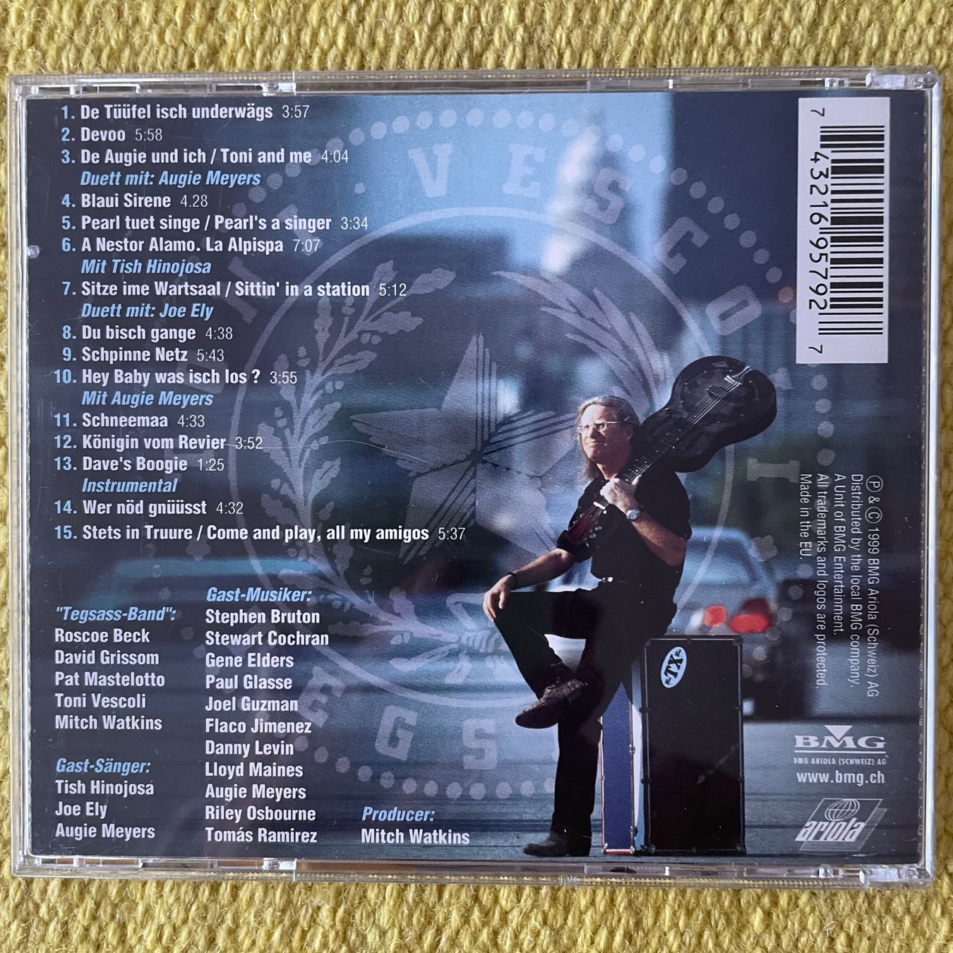 CD: TONI VESCOLI-TEGSASS – Usato da Rorschacherberg venduto da CD-Roli 1
