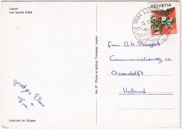 Cartes postales: Leysin - Reiter – D'occasion à Binningen par Mountainrider 1