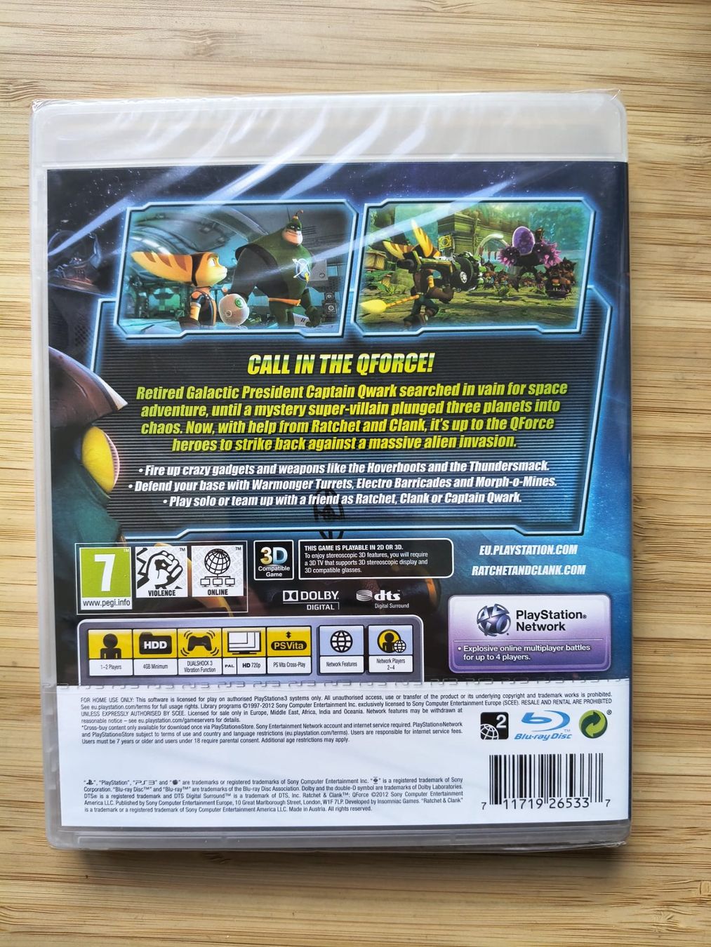 Giochi: Ratchet & Clank - Q Force Sealed (PS 3) – Nuovo e nell'imballaggio originale da Riedholz venduto da ste_96cd 1