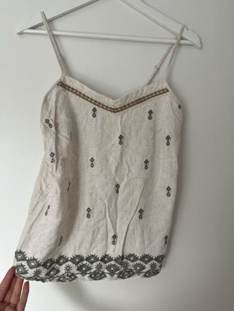 Boho-Top Leinengemisch