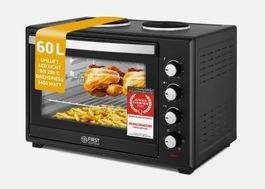 Minibackofen mit Kochplatten 60L 3400W