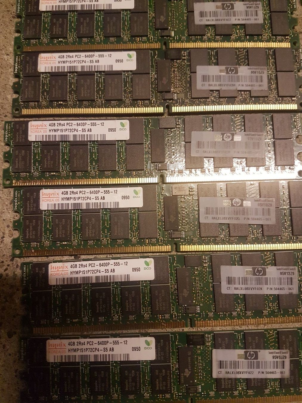Server: RAM EEC DDR Server 4GB PC2 6400P – Usato da Reinach BL venduto da danielv06 1