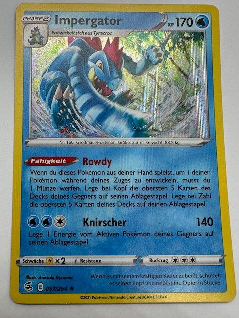 Pokémon Carte collezionabili: Impergator - Holo – Nuovo (secondo la descrizione) da Nussbaumen AG venduto da Pika-Shop