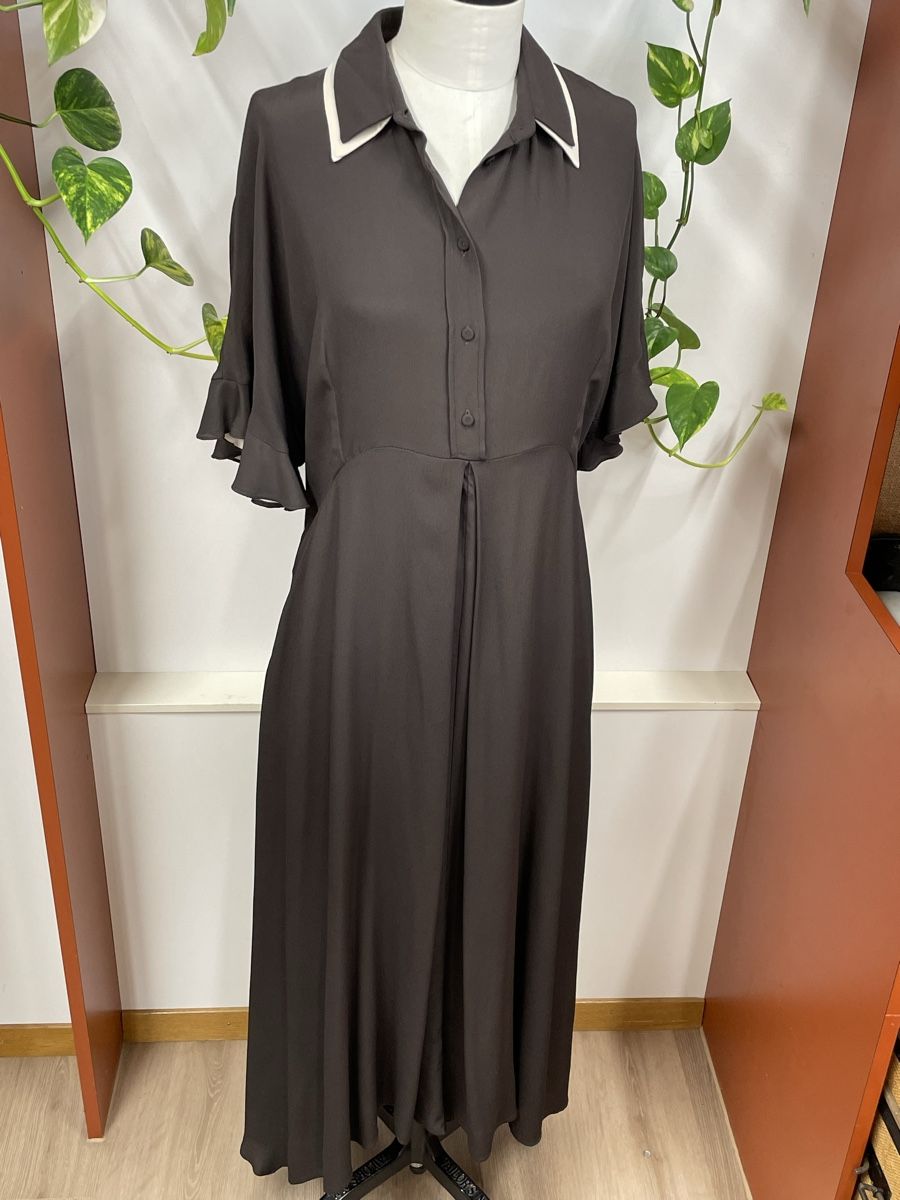 Robes: Beatrice B. kurzarm Kleid Seide Gr.L – D'occasion à Steffisburg par kla_65qs 2