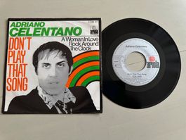 ADRIANO CELENTANO tolle Single Kult Don't play that so Italy