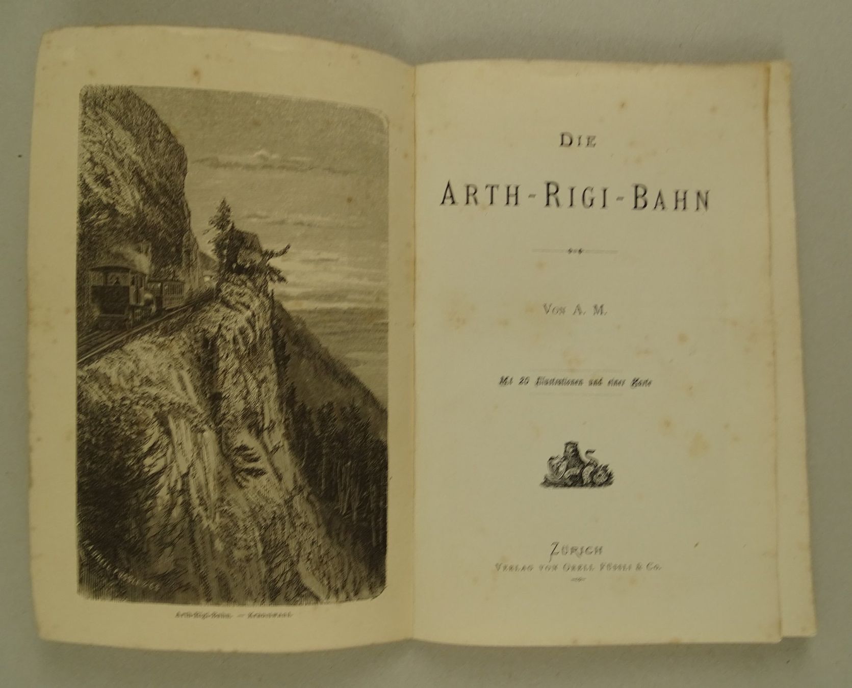 Libri: ARTH-RIGI-BAHN, UM 1880 – Usato da Grüningen venduto da Kartensammler