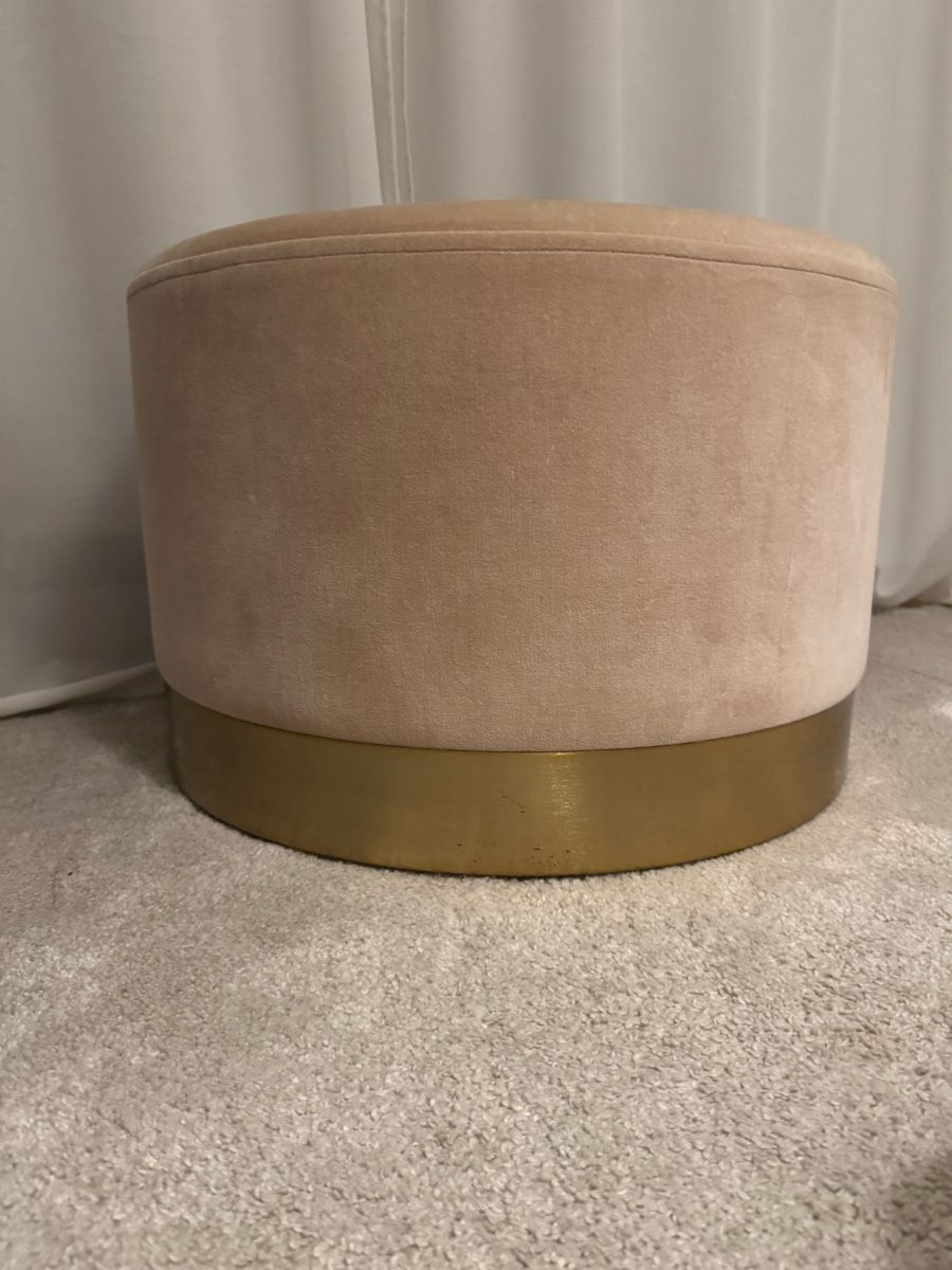 Westwing Hocker: Pouf Rosa Gold 60cm – Gebraucht aus Hausen AG von NiVaMa 2