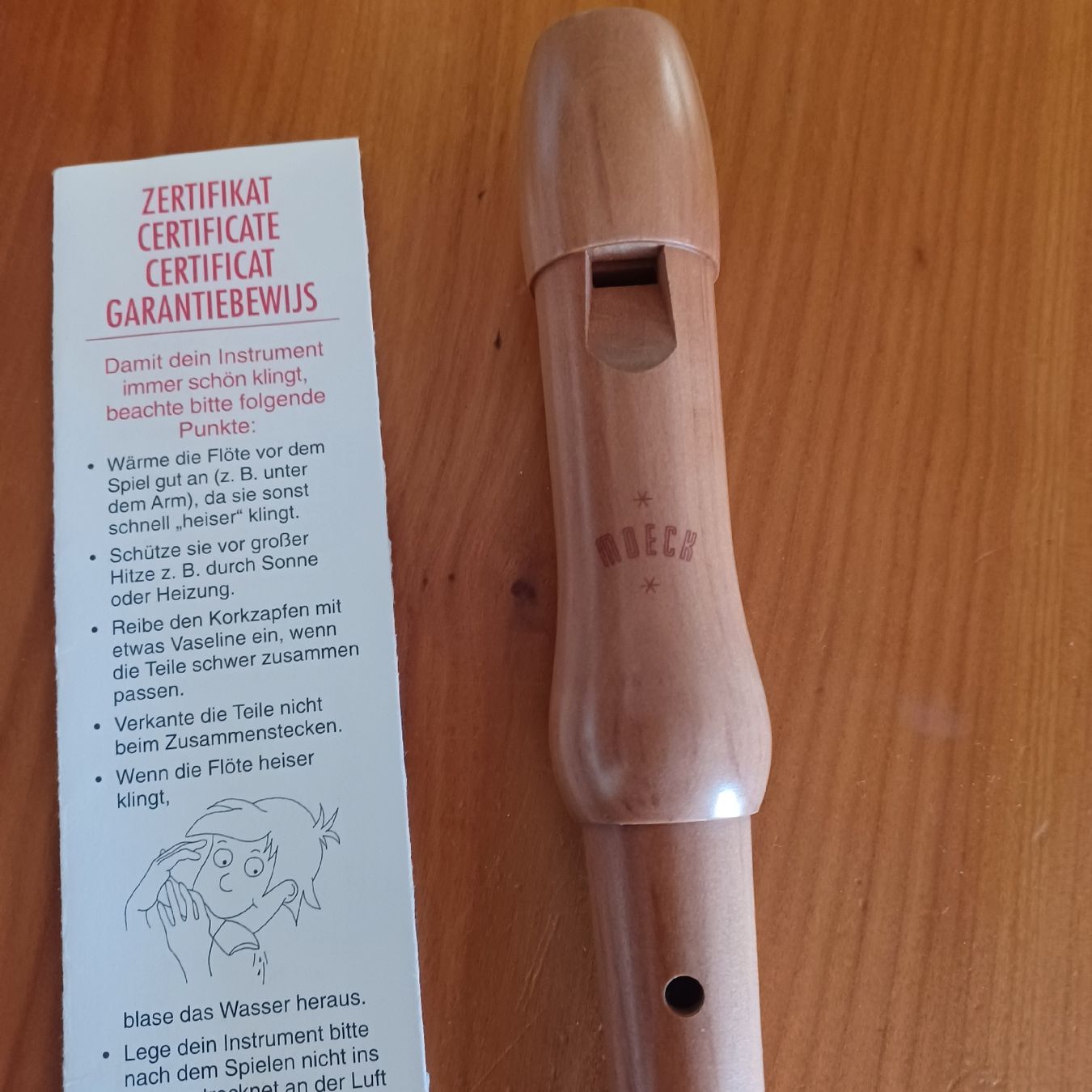 Musikinstrumente: Blockflöte mit Etui von Möck – Gebraucht aus Waldkirch von Fantasia-101 1