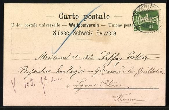 Cartes postales: Estavayer, Château, Pensionnat Renevey, – D'occasion à Berlin par bartko-reher 1