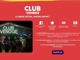 2 Billets Club Venoge Festival 2026 14.08.2026