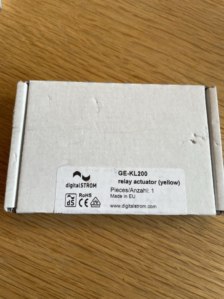 DigitalSTROM Componenti elettronici: Digitalstrom GE-KL200 Relay, originalverpackt – Nuovo e nell'imballaggio originale da Böckten venduto da Siargao78