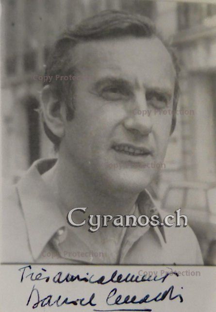 Autografi: Daniel Ceccaldi (1927-2003) Schauspieler - Autogramm – Usato da Dietikon venduto da cyranos1