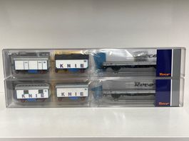 Roco 76065 SBB Set Zirkus KNIE Kps Niederbordwagen H0 DC