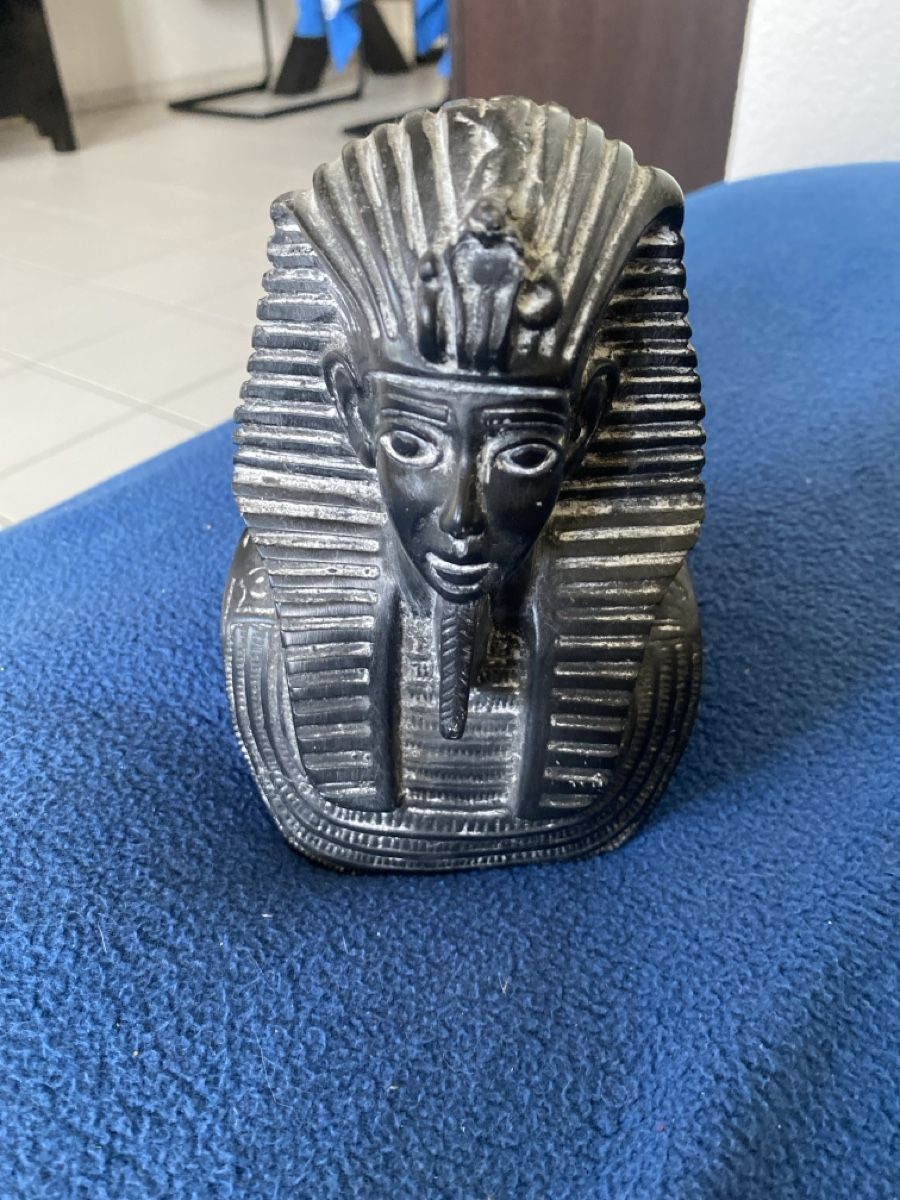 Skulpturen & Statuen: Dekorative Büste Tutanchamun Pharaoh Figur Statue – Gebraucht aus Villnachern von kroost