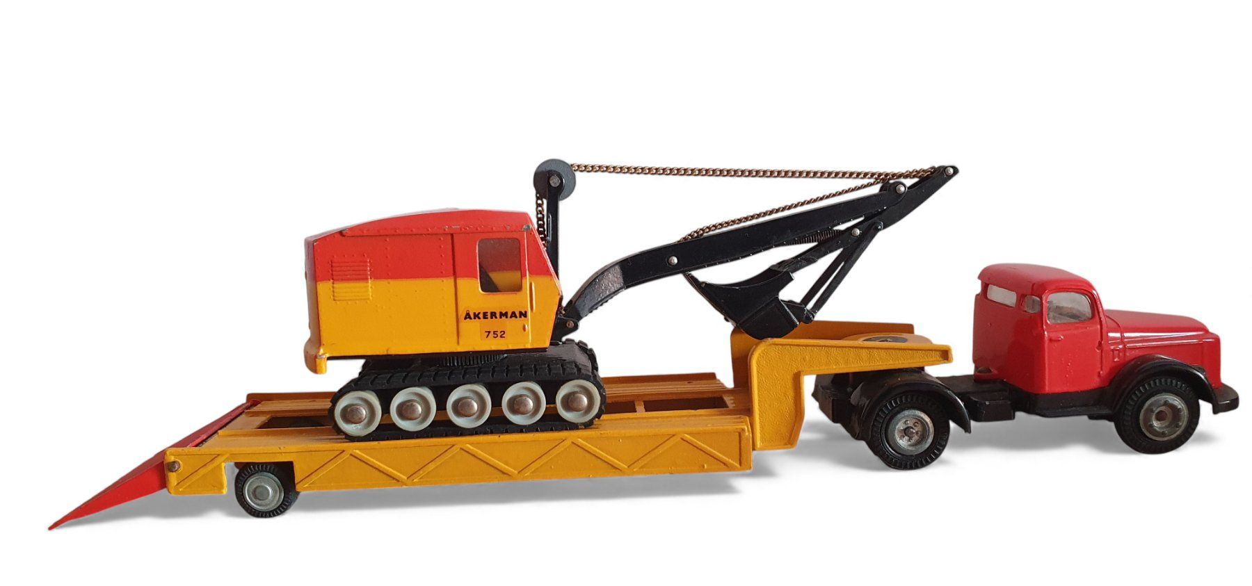Tekno Modellautos: Tekno Volvo Tieflader mit Löffelbagger – Gebraucht aus Rickenbach b. Wil von klassikmarkt.ch 4