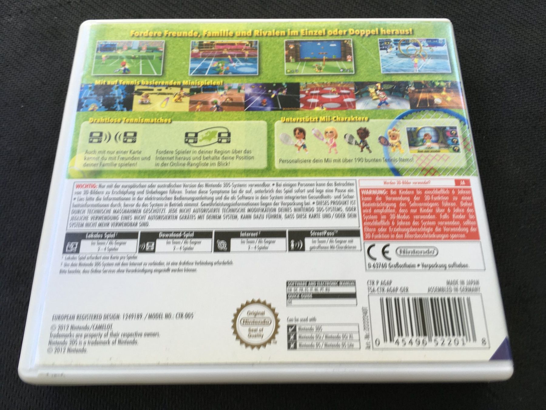 Nintendo Spiele: Mario Tennis Open - Nintendo 3ds – Gebraucht aus St.Gallen von sjosjo 1