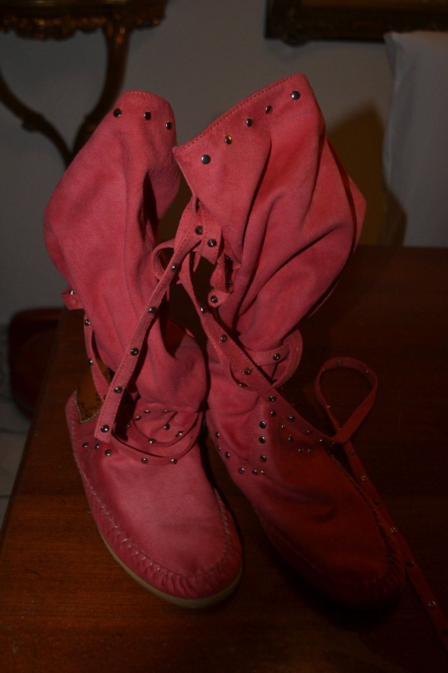 Scarpe da donna: Stiefel Rosa (3mal getragen) – Usato da Laupen ZH venduto da chefdom 1