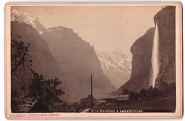 Fotografie Lauterbrunnen, Le Staubbach 
