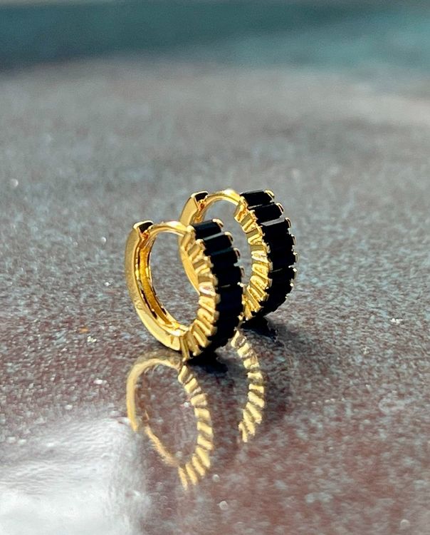 Bracelet Vintage Argent Et Zircons Noirs – Super état, élégant Et Classe