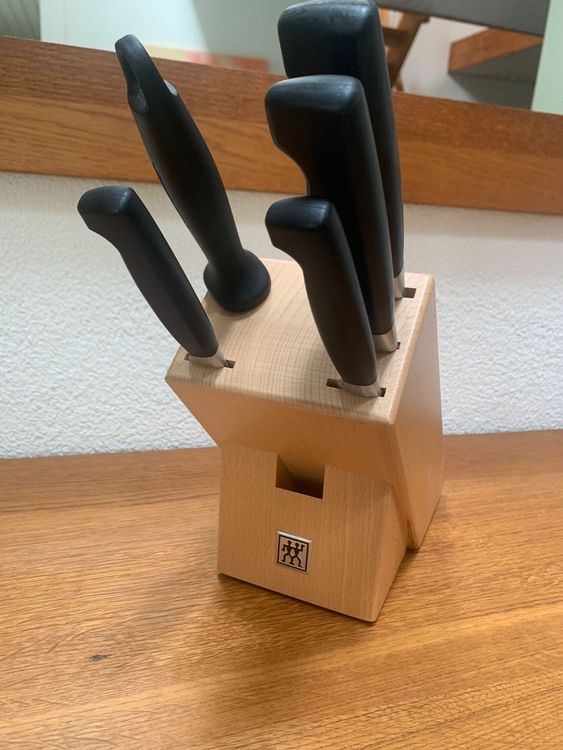 ZWILLING Messerblock Aus Birkenholz – 16 Schlitze Für Sichere Messeraufbewahrung, Natur