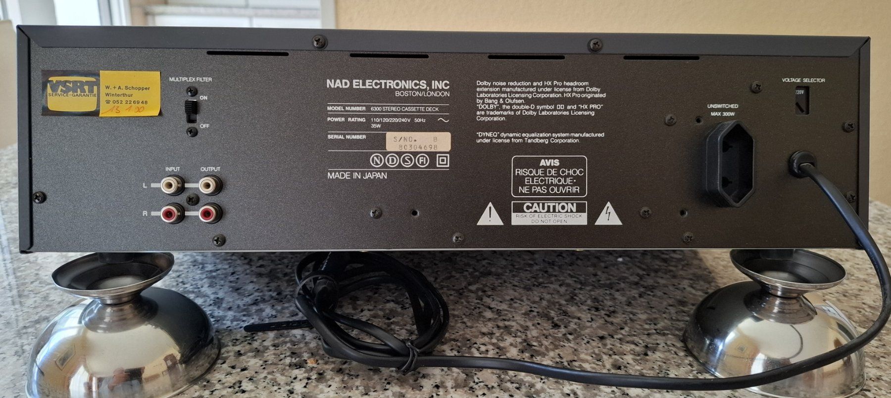 Amplificatori: NAD 6300 Kasettendeck – Usato da Effretikon venduto da UO_Tn-Halve 3