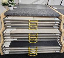 Präsentationsschubladen Display Schieber Metall Ausstellung