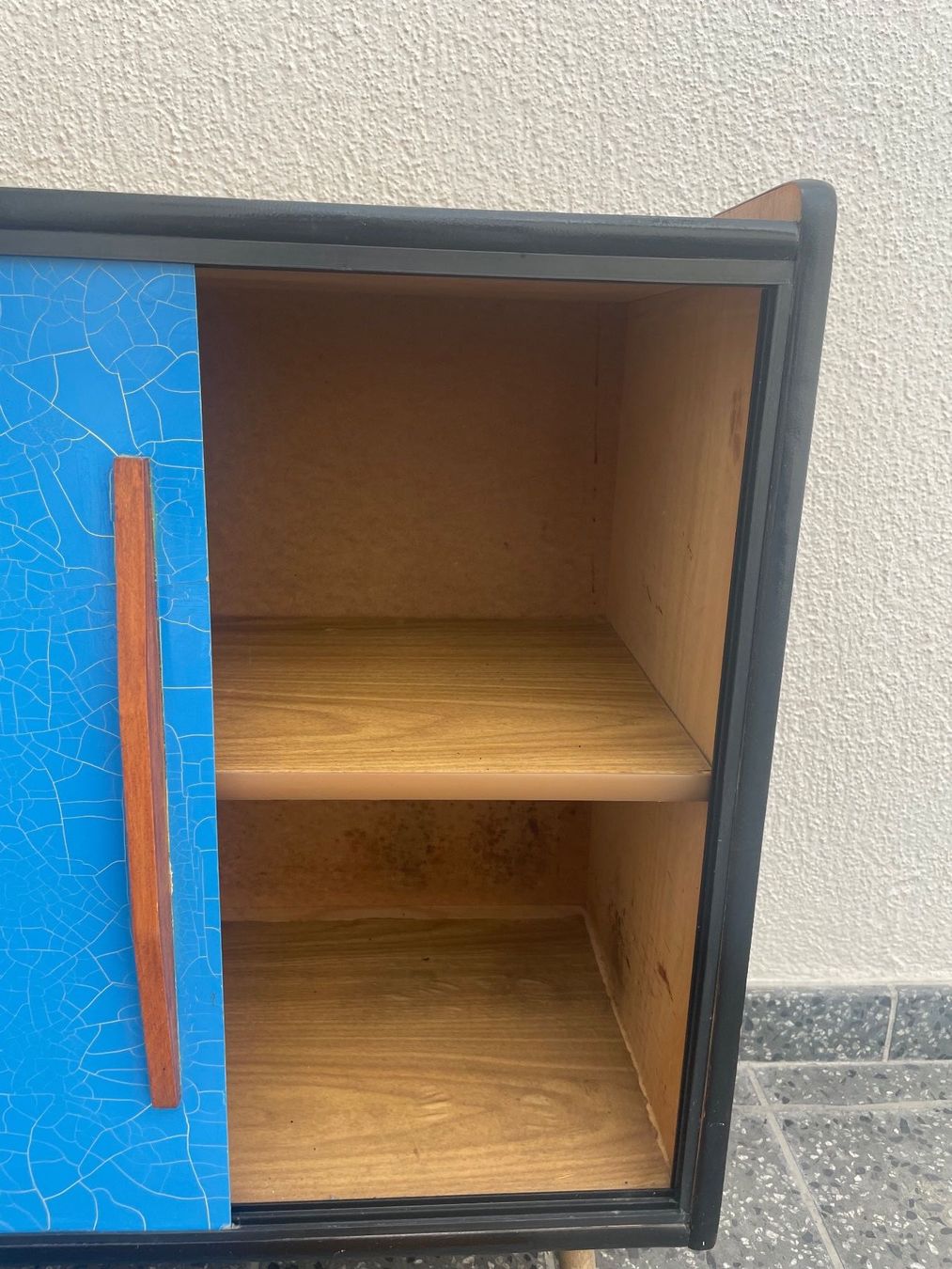 Cassettiere: Midcentury Möbel blau – Usato da Basel venduto da schnudibu 2