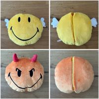 NICI Smiley World Wendeplüschkissen Engel Teufel