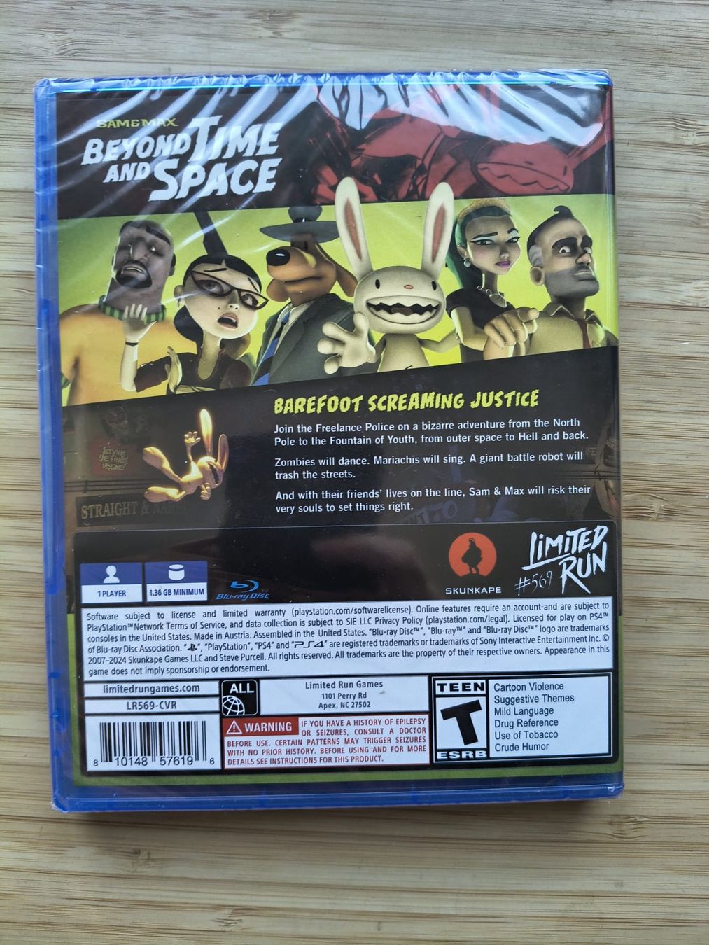 Giochi: Sam & Max: Beyond Time and Space Sealed (PS 4) – Nuovo e nell'imballaggio originale da Riedholz venduto da ste_96cd 1