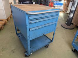 3er Lista Werkzeugwagen bzw. Schubladenstock 57x70xH:83cm