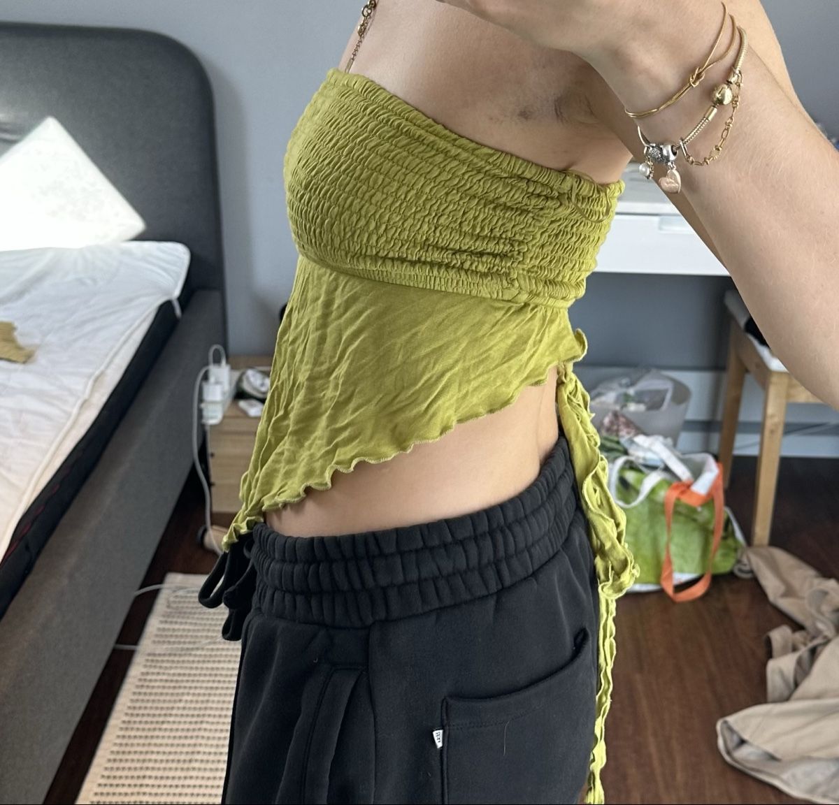 Top: Bandeau Top grün – Nuovo (secondo la descrizione) da Grafstal venduto da jes_t6s7 1