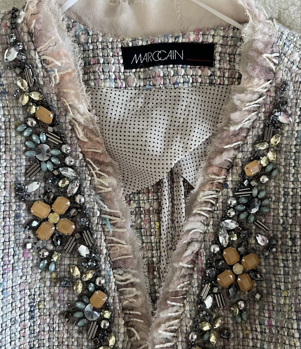 Marc Cain Vestes: MarcCain Tweed Jacke, Grösse N3 – D'occasion à Uster par Family_Boutique 3