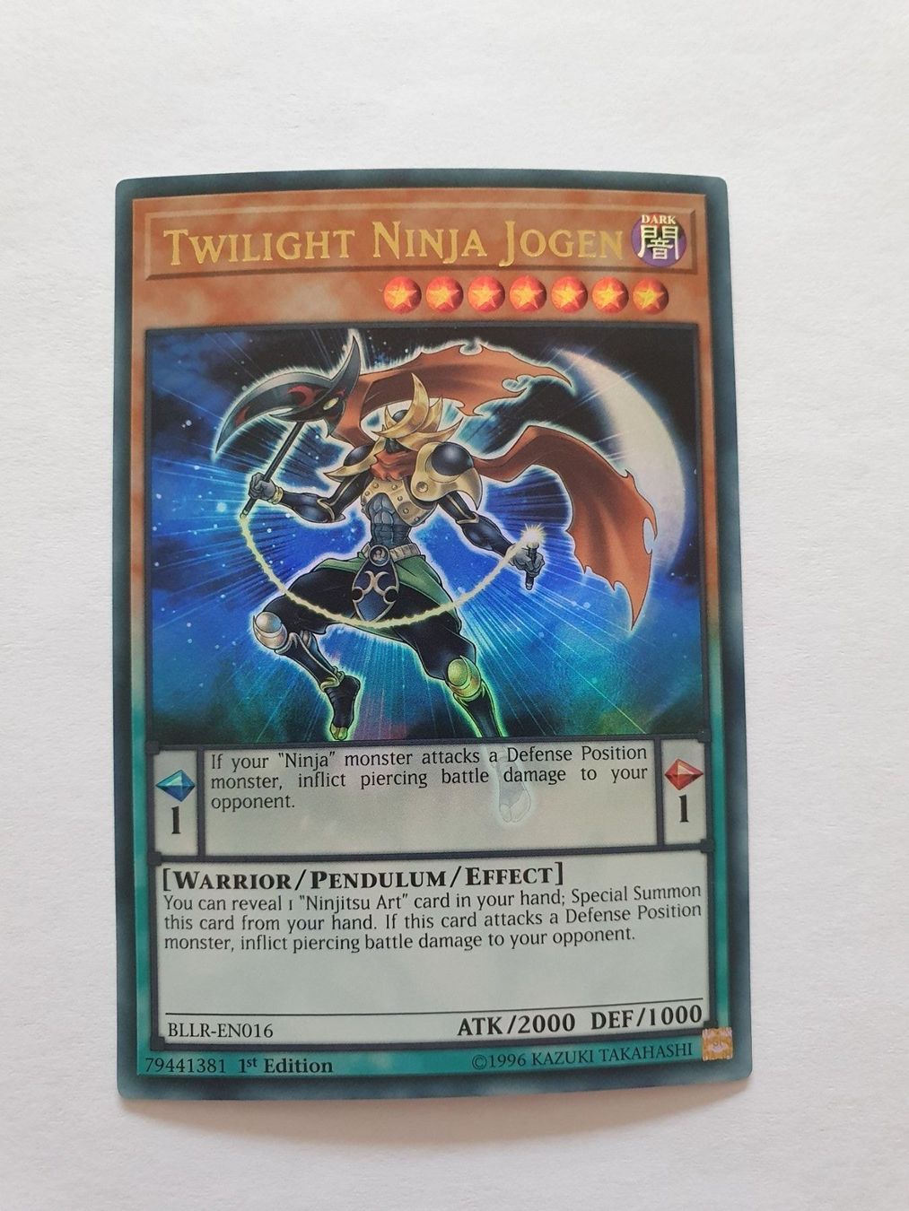 Yugioh Carte collezionabili: Yugioh Twilight Ninja Jogen ultra rare – Usato da Oberdorf BL venduto da BaldenEagle