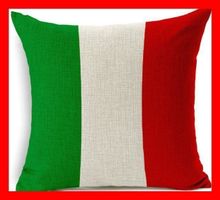 Italien Kissenbezug Sofa Bett Italy Flag EM WM Fussball Rom