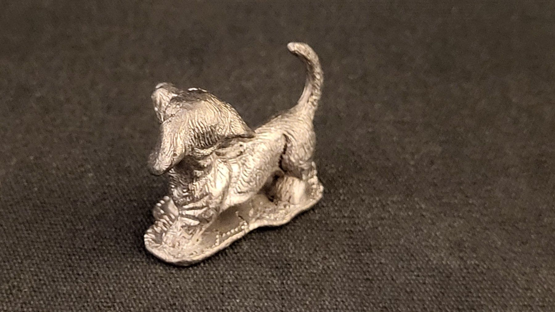Statuette: Kleiner Metall-Dackel "VII" – Usato da Basel venduto da spinne02 2