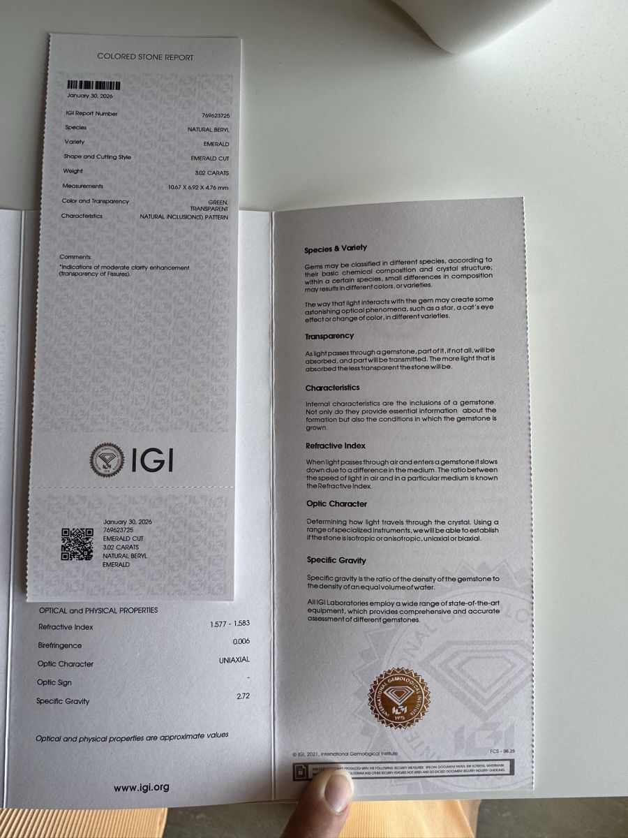 Edelsteine: 3.02 carat Emerald  – Neu und originalverpackt aus Bern von far_x9zx 3