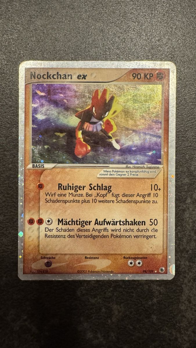 Pokemon Karte - Nockchan ex - Selten, 2003 (Neu (gemäss Beschreibung ...