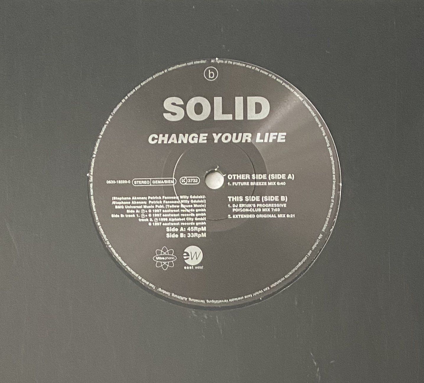 Dischi in vinile: Solid, Change Your Life (Trance, House) – Usato da Flums venduto da Empe1 2