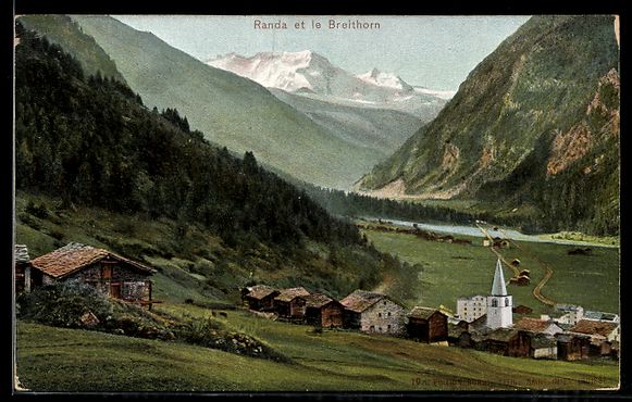 Cartes postales: AK Randa, Randa et le Breithorn – D'occasion à Berlin par bartko-reher