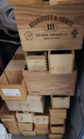1 Stück leere Weinkiste Holz massiv für Sammler & Liebhaber