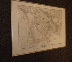 Plan der Stadt Zürich von David Breitinger. 1814
