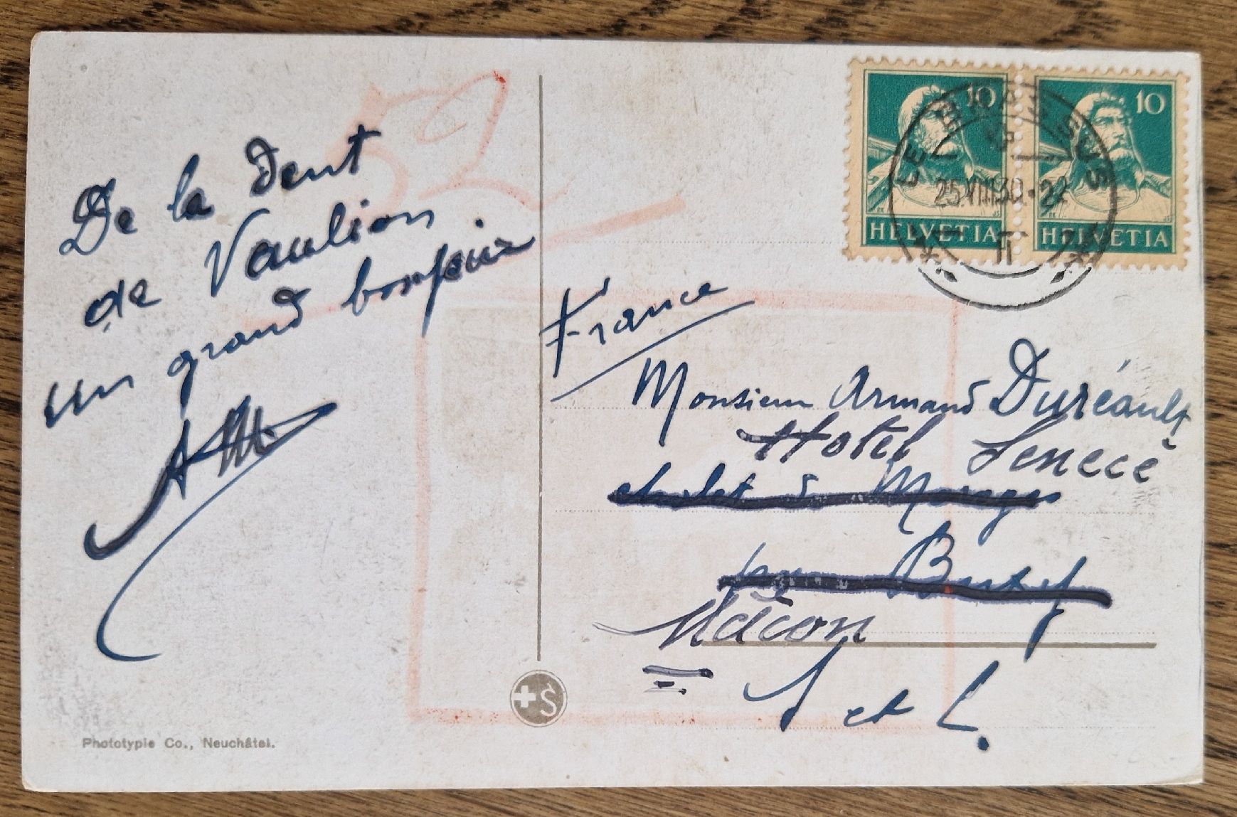 Cartoline postali: Vallée de Joux, Train 1930 – Usato da Ebikon venduto da Donar50 1