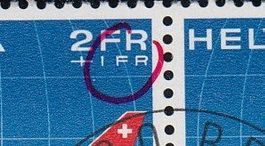 47.2. Pf. blauer Punkt im kleinen F von Fr., FD-Stpl.17.2.72