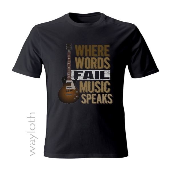 Altro in  Abbigliamento & Accessori: T-Shirt *Music speaks* – Nuovo e nell'imballaggio originale da Embrach venduto da frosch2511