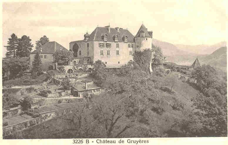 Cartes postales: Gruyères - Château de Gruyères + c1925 – D'occasion à Emmenbrücke par teestube