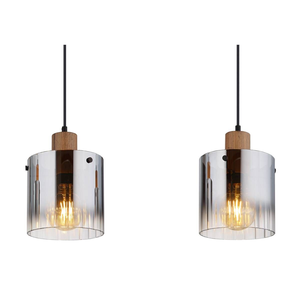 Lampadari & plafoniere: Pendelleuchte, Holzoptik, 100 cm x 18 cm – Nuovo (secondo la descrizione) da Kreuzlingen venduto da Smart-Light 4