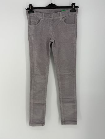 Benetton Cordhose, grau, Gr. 160/164 Skinny/ Stretch